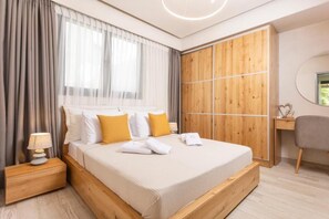 Family Suite, Garden View | In-room safe, blackout drapes, soundproofing, free WiFi - Kallithea Village (Kassandra)