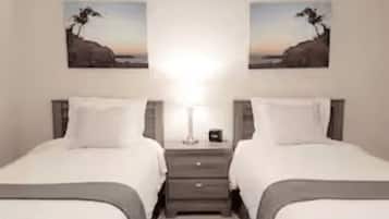 2 bedrooms, iron/ironing board, travel crib, WiFi