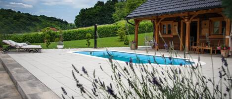 Una piscina climatizada