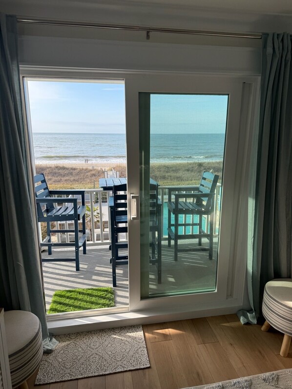 Interior - Front Ocean Views! Beautiful Condo - WALK to TOWN- Pool- Private Beach Access (Ocean Isle Beach)