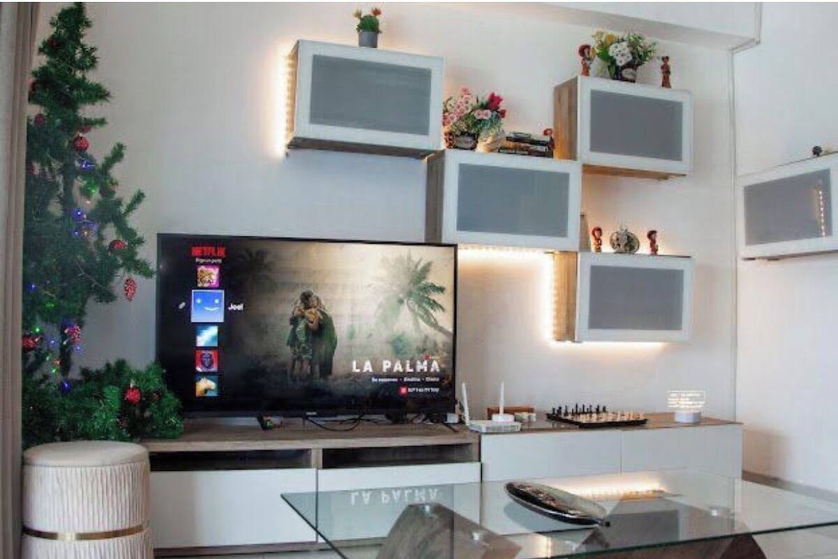 Penthouse Familial, vue ville, en bord de piscine | Coin séjour