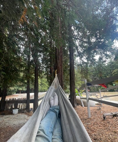 Glamping Tipi in the Redwood Grove