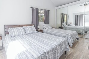 2 bedrooms, iron/ironing board, free WiFi, bed sheets