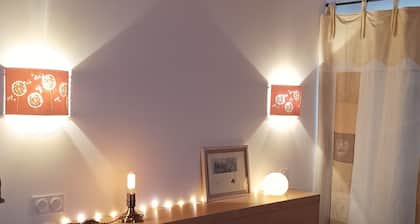 Spacious guest rooms for 1 to 3 people at l'échappée belle in Ardèche!