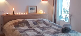 Spacious guest rooms for 1 to 3 people at l'échappée belle in Ardèche!