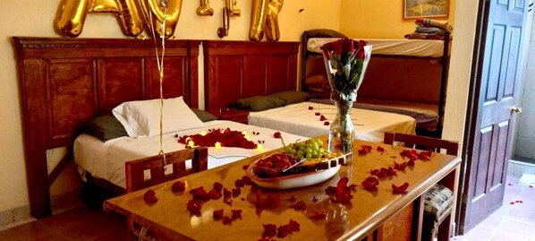 Deluxe Studio Suite, Multiple Beds, Patio, City View | Iron/ironing board - Depas guanajuato suites (Guanajuato)