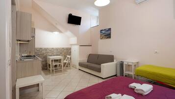 1 makuuhuone, ilmainen Wi-Fi, vuodevaatteet