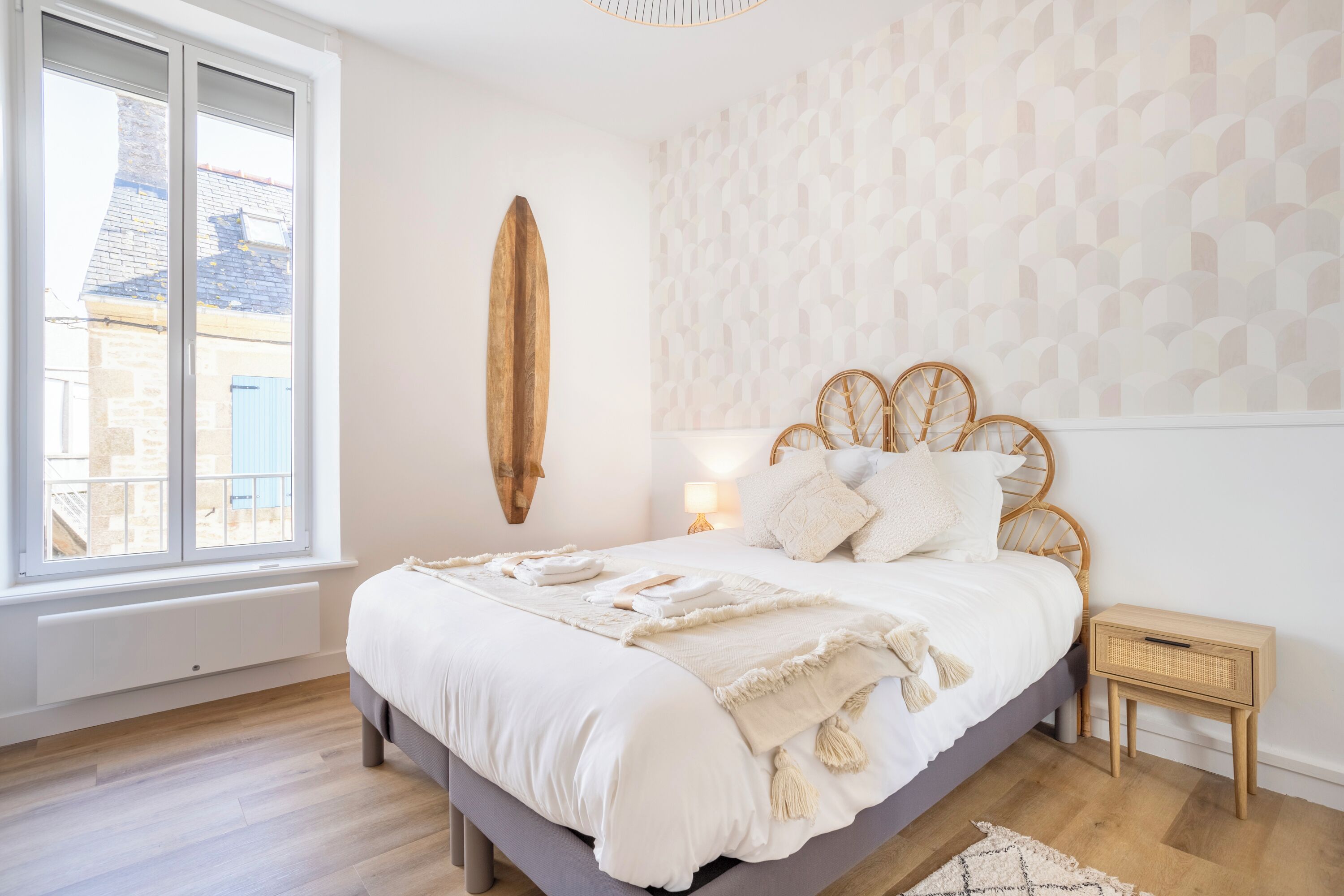 2 bedrooms, iron/ironing board, free WiFi, bed sheets