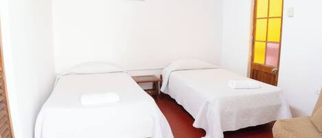 Economy Twin Room, Garden View | Free WiFi, bed sheets