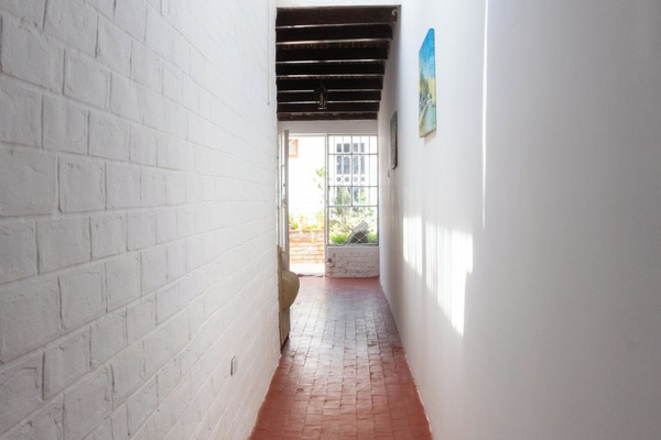 Economy Twin Room, Garden View | Living area | Flat-screen TV