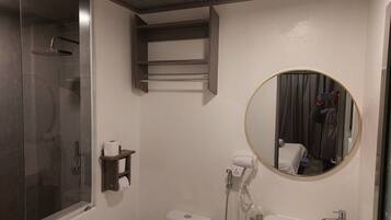 Free toiletries, hair dryer, towels, soap