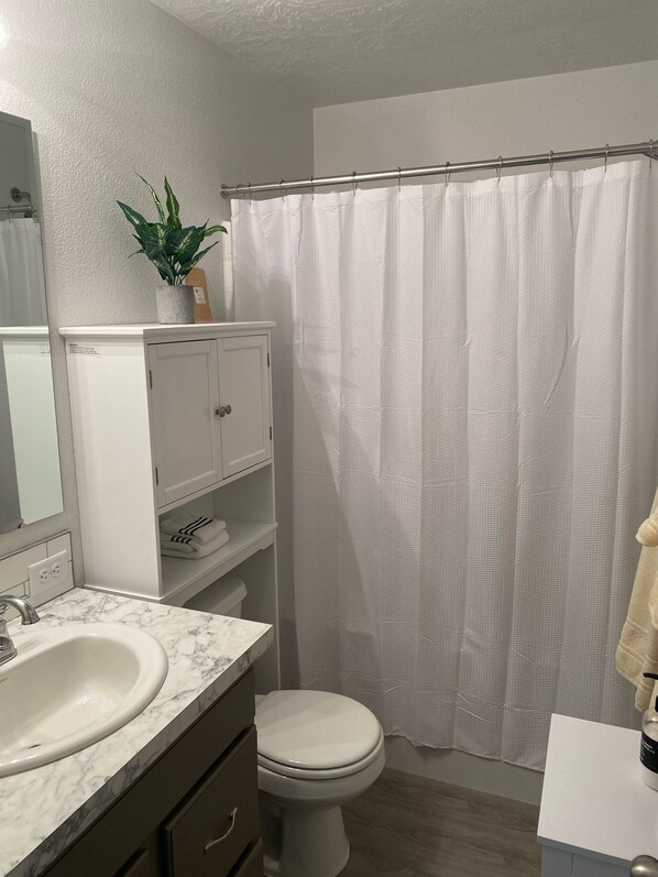Hair dryer, towels, soap, toilet paper - Beautiful New condo next to Park, 2 story Boise dream! Small Pets Welcome (Boise)