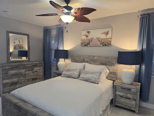 3 bedrooms, iron/ironing board, WiFi, bed sheets
