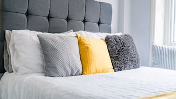 1 slaapkamer, een strijkplank/strijkijzer, wifi, beddengoed