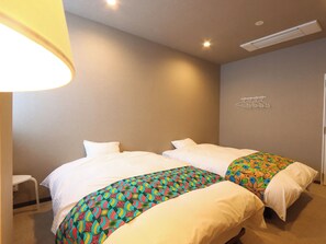 Basic Twin Room, Non Smoking | Blackout curtains, free WiFi, bed sheets - métisse stay (Nanto)