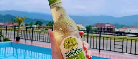 Poolside bar