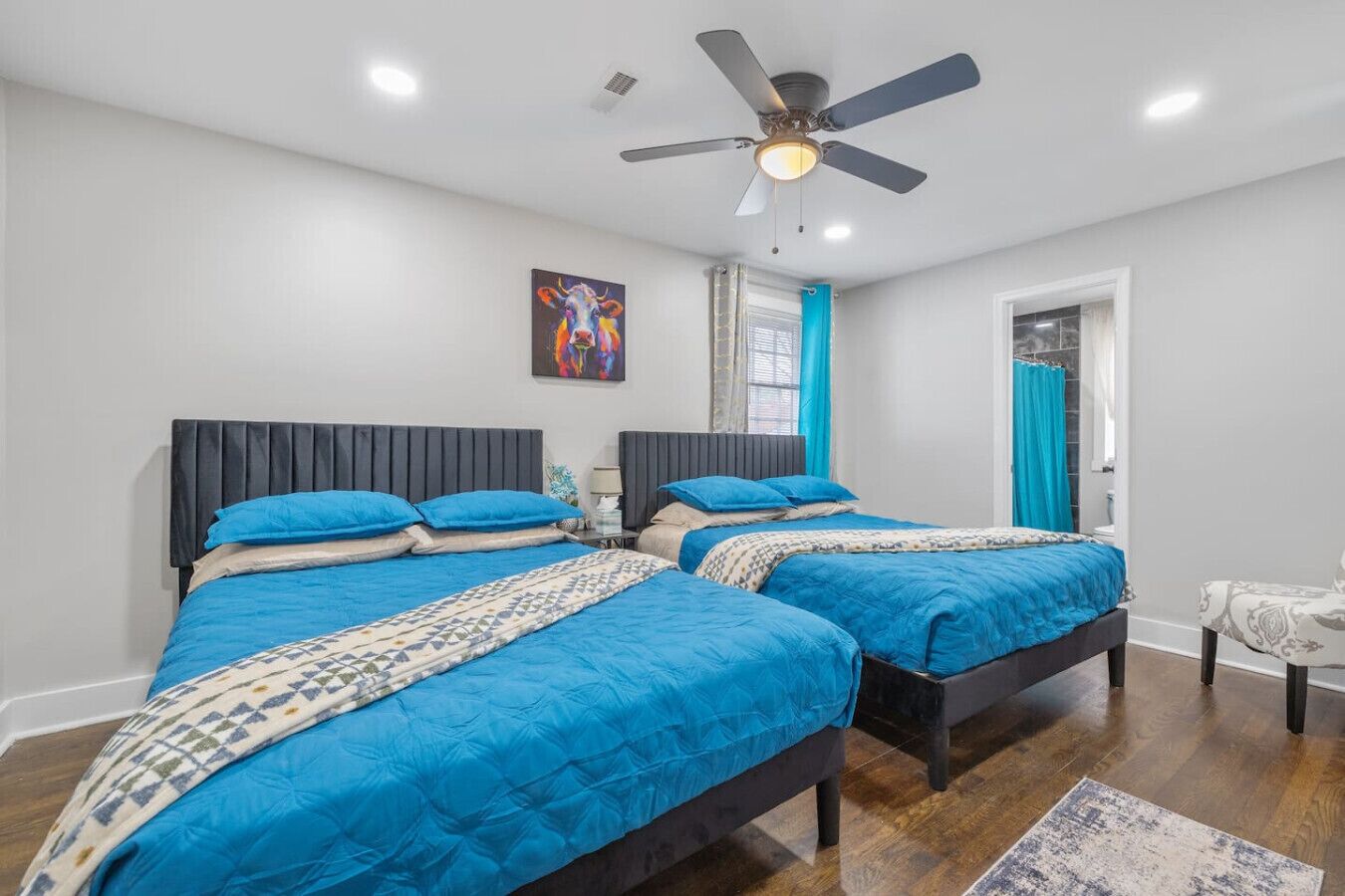 3 bedrooms, iron/ironing board, free WiFi, bed sheets