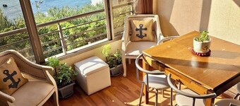 Apartment Concón with Sea View & Pool, 1BR, Torre Molinos