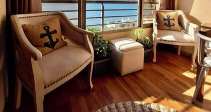 Apartment Concón with Sea View & Pool, 1BR, Torre Molinos