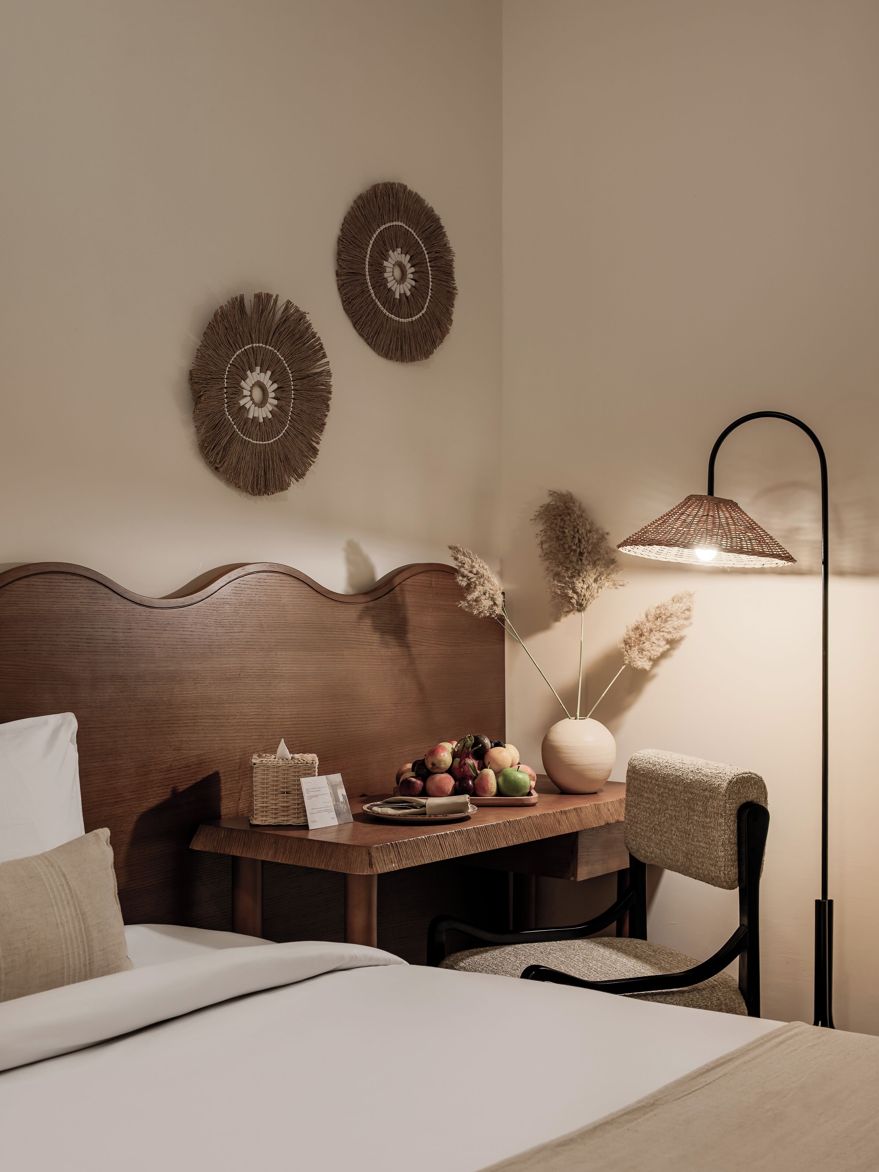 Literie hypoallergénique, couette en duvet d'oie, minibar