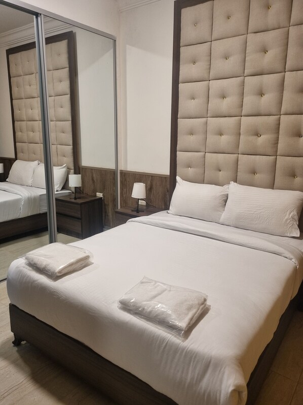 1 habitación, internet y acceso para silla de ruedas 