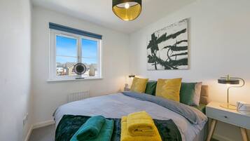 Desk, iron/ironing board, travel crib, free WiFi