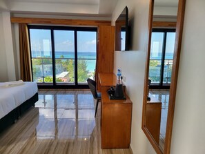 Deluxe Double Room | Minibar, in-room safe, desk, laptop workspace -  AIMI Beach, Gulhi Island, Maldives (Gulhi)