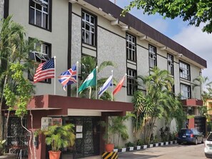 Voorkant van accommodatie