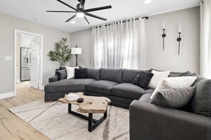 Smart TV, fireplace, offices - Craftsmen Gem Vacation Rental | 2-BR House on Goodwin St, Prescott | 1 Block Walk to Whiskey Row • Sleeps 6 (Prescott)