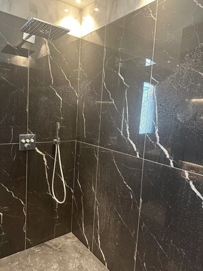 Shower, hair dryer