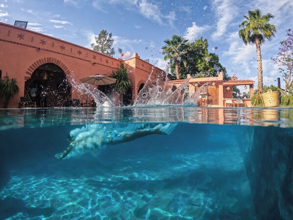 Outdoor pool - Domaine Dar des gazelles Marrakech (marrakech)