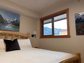 2 bedrooms, desk, iron/ironing board, travel cot