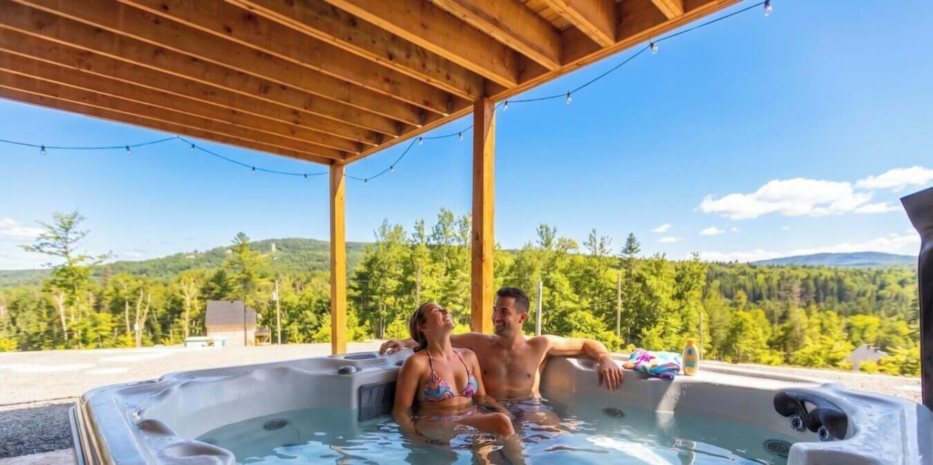 Bain à remous extérieur
