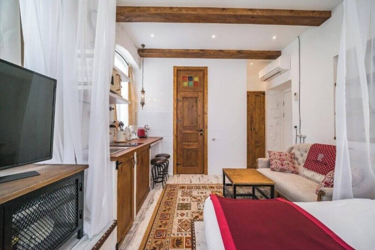 Studio Comfort - utsikt mot staden | 1 sovrum, sÀngtillbehör av högsta kvalitet och minibar