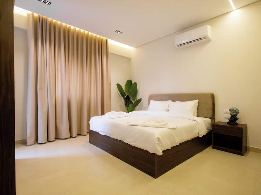 Estúdio superluxo, vista para a cidade | Cozinha privada | Refrigerador em uma área comum, micro-ondas em uma área comum