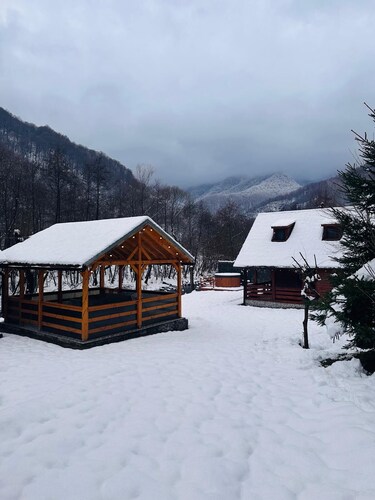 Charming 2-bedroom cottage in Hunedoara with WiFi, AC