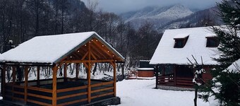 Charming 2-bedroom cottage in Hunedoara with WiFi, AC