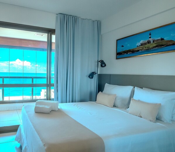 1 slaapkamer, een strijkplank/strijkijzer, internet, beddengoed