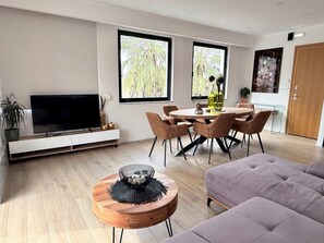 Apartment, 3 Bedrooms, Smoking, Balcony | Interior - Solsalt 1min Walk to Beach 1min From Everything (Platanias)