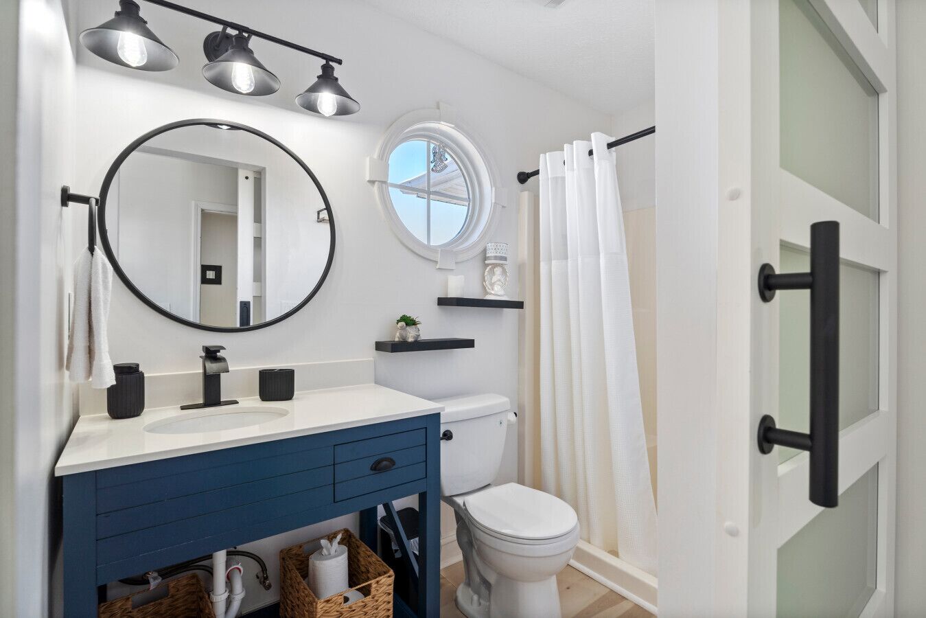 Hair dryer, towels