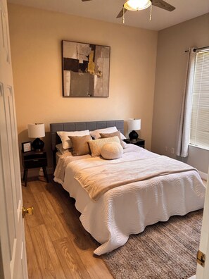 6 bedrooms, iron/ironing board, travel cot, free WiFi
