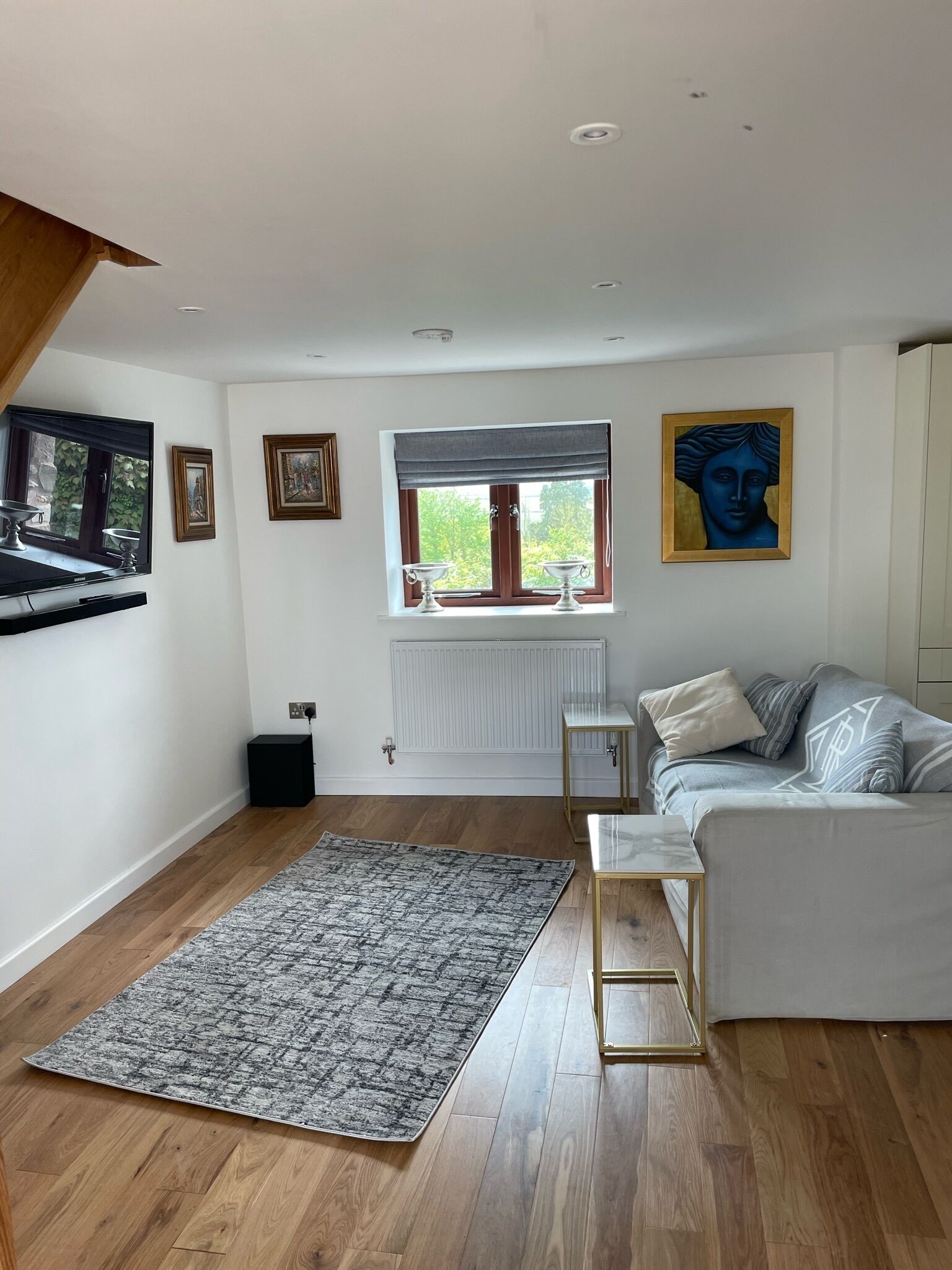 Een smart-tv, videogames, boeken en een printer