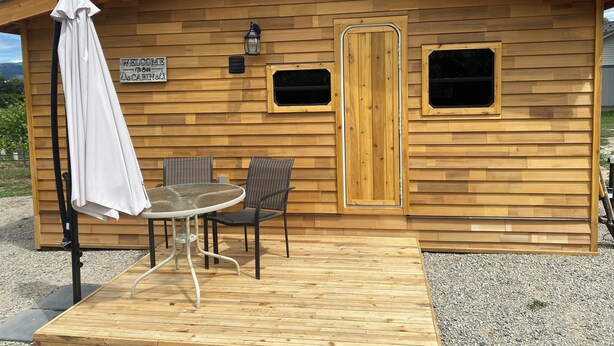 Unclassified image, 1 of 8, button - Little cabin,little vineyard (Summerland)