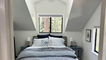 1 bedroom, iron/ironing board, travel crib, WiFi (free)