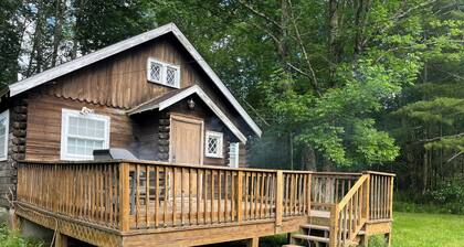 Charming 1-bedroom cottage with WiFi, AC in enchanting Kenoza Lake area.