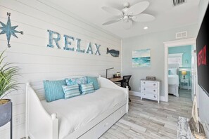 5 bedrooms, iron/ironing board, travel crib, WiFi