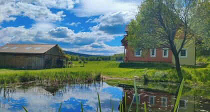 ApaLuza - unique comfort & relax in nature. Horses in front of the house, pool in summer!