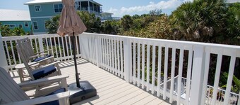 Fall Special! Beautiful Island Home, Private Pool, Steps from Beach, Golf Cart