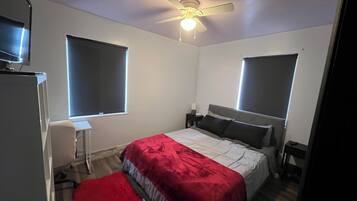 2 bedrooms, iron/ironing board, free WiFi, bed sheets