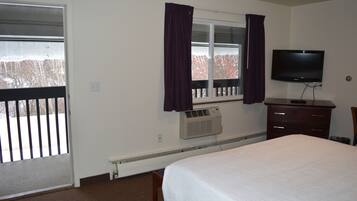 1 slaapkamer, een strijkplank/strijkijzer, wifi, beddengoed